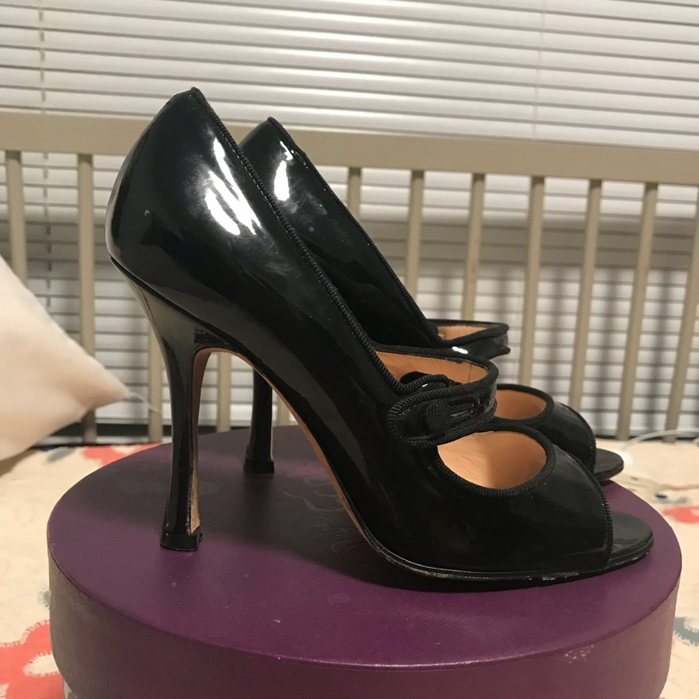 Manolo Blahnik Black Pumps Sz 5